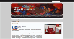 Desktop Screenshot of institutmichelmontaigne.com